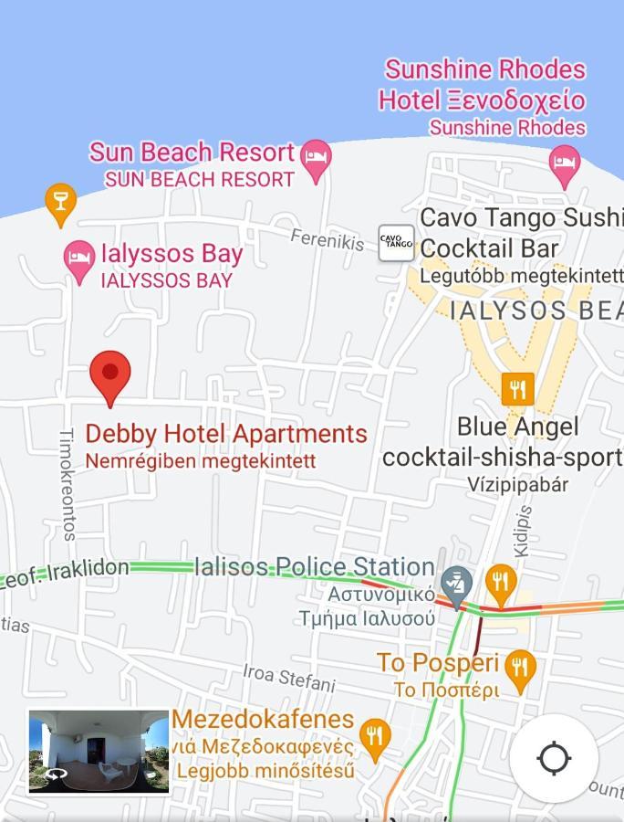 Debbi Appartments And Hotel Ialysos  Exteriör bild
